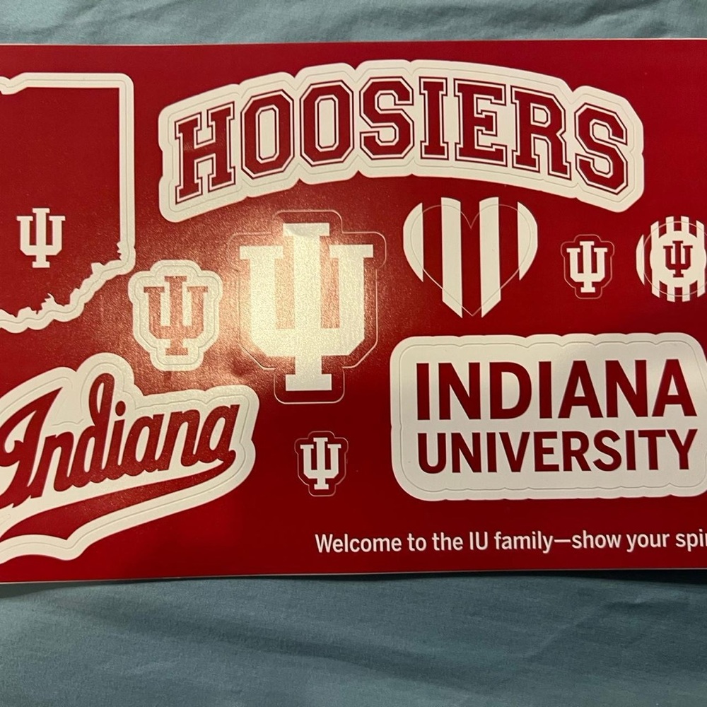 Indiana University Hoosiers Sticker Set